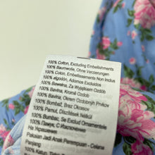 Load image into Gallery viewer, Girls Cotton On, floral cotton puff sleeve jumpsuit, NEW, size 8,  