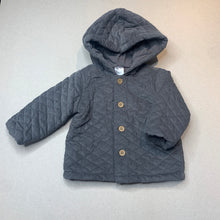 Load image into Gallery viewer, unisex Anko, lined quilted cotton hooded jacket, EUC, size 0,  
