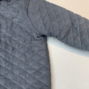 unisex Anko, lined quilted cotton hooded jacket, EUC, size 0,  