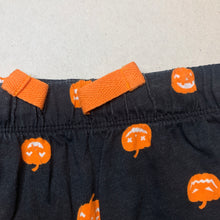 Load image into Gallery viewer, unisex Baby Berry, cotton Halloween pumpkin shorts, elasticated, FUC, size 1,  