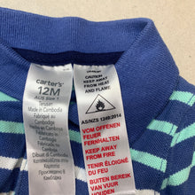Load image into Gallery viewer, Boys Carters, cotton polo bodysuit / romper, EUC, size 1,  