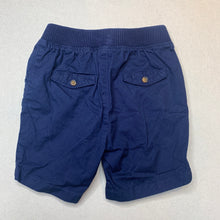 Load image into Gallery viewer, Boys Target, navy lightweight cotton shorts, elasticated, EUC, size 1,  