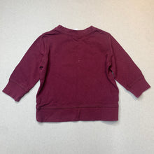 Load image into Gallery viewer, Boys Target, maroon cotton long sleeve top, GUC, size 1,  
