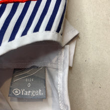 Load image into Gallery viewer, unisex Target, vintage lightweight nautical romper, EUC, size 0,  