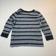 Load image into Gallery viewer, Boys Dymples, striped long sleeve t-shirt / top, GUC, size 1,  