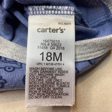 Load image into Gallery viewer, Boys Carters, blue cotton romper, cars, GUC, size 1,  