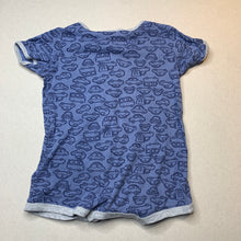 Load image into Gallery viewer, Boys Carters, blue cotton romper, cars, GUC, size 1,  