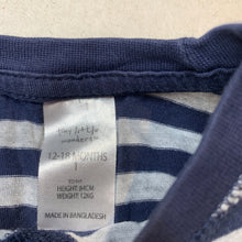 Load image into Gallery viewer, Boys Tiny Little Wonders, striped long sleeve top, GUC, size 1,  