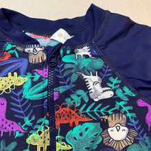 Load image into Gallery viewer, Boys Dymples, all-in-one rashie suit, dinosaurs, EUC, size 1,  