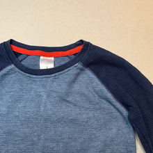 Load image into Gallery viewer, Boys Target, blue waffle long sleeve top, GUC, size 1,  