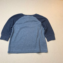 Load image into Gallery viewer, Boys Target, blue waffle long sleeve top, GUC, size 1,  