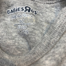 Load image into Gallery viewer, unisex Babies R Us, cotton bodysuit / romper, GUC, size 0000,  