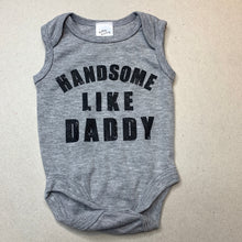 Load image into Gallery viewer, Boys Baby Berry, grey singletsuit / romper, dad, GUC, size 000,  