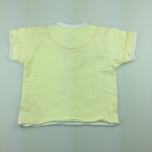Load image into Gallery viewer, Boys Timberland, yellow cotton t-shirt / tee, GUC, size 6 months