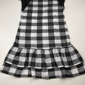 Girls Target, lightweight checked casual dress, EUC, size 12, L: 75cm