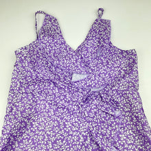 Load image into Gallery viewer, Girls SHEIN, lightweight floral ruffle dress, EUC, size 7, L: 58cm