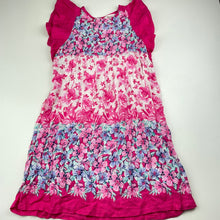 Load image into Gallery viewer, Girls Milkshake, lightweight colourful floral dress, FUC, size 6, L: 65cm