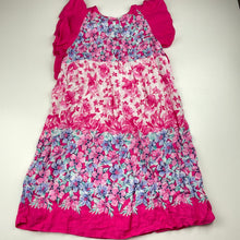 Load image into Gallery viewer, Girls Milkshake, lightweight colourful floral dress, FUC, size 6, L: 65cm