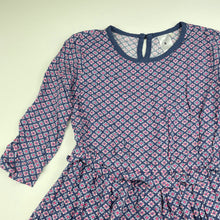 Load image into Gallery viewer, Girls Target, lightweight long sleeve casual dress, EUC, size 5, L: 54cm