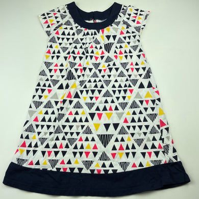 Girls Target, cotton casual dress, EUC, size 6, L: 58cm