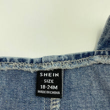 Load image into Gallery viewer, unisex SHEIN, lightweight denim overalls, GUC, size 2,  