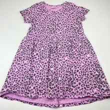 Load image into Gallery viewer, Girls Cotton On, animal print cotton casual dress, GUC, size 6, L: 59cm