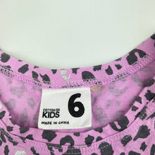 Load image into Gallery viewer, Girls Cotton On, animal print cotton casual dress, GUC, size 6, L: 59cm