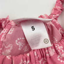 Load image into Gallery viewer, Girls Barbie, lightweight casual summer dress, GUC, size 5, L: 60cm