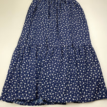 Load image into Gallery viewer, Girls SHEIN, navy floral lightweight maxi dress, armpit to armpit: 40cm, EUC, size 12, L: 98cm