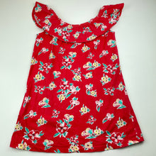 Load image into Gallery viewer, Girls Mango, floral cotton casual dress, FUC, size 7, L: 60cm