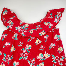 Load image into Gallery viewer, Girls Mango, floral cotton casual dress, FUC, size 7, L: 60cm