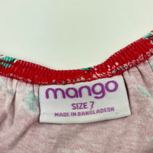 Load image into Gallery viewer, Girls Mango, floral cotton casual dress, FUC, size 7, L: 60cm