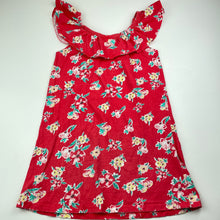 Load image into Gallery viewer, Girls Mango, floral cotton casual dress, FUC, size 7, L: 60cm