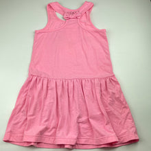 Load image into Gallery viewer, Girls Mango, casual summer dress, flamingo, GUC, size 6, L: 61cm