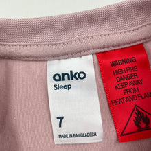Load image into Gallery viewer, Girls Anko, lightweight nightie / night dress, GUC, size 7,  