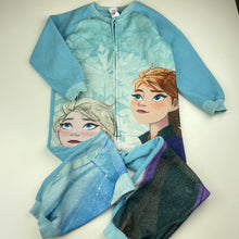 Load image into Gallery viewer, Girls Disney, Frozen 2 fleece sleepsuit, FUC, size 5,  
