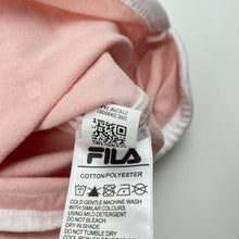Load image into Gallery viewer, Girls FILA, pink &amp; white summer playsuit, EUC, size 5,  
