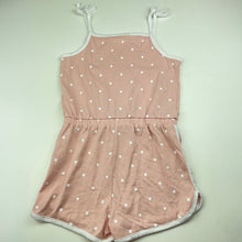 Load image into Gallery viewer, Girls FILA, pink &amp; white summer playsuit, EUC, size 5,  