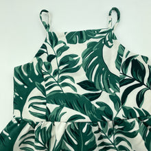 Load image into Gallery viewer, Girls Bardot Junior, green &amp; white summer party dress, EUC, size 8, L: 68cm