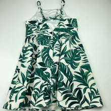 Load image into Gallery viewer, Girls Bardot Junior, green &amp; white summer party dress, EUC, size 8, L: 68cm