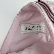 Load image into Gallery viewer, Girls Rachel Zoe, lined metallic pink party dress, no size, armpit to armpit: 28.5cm, GUC, size 3-4, L: 58cm