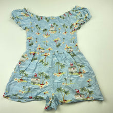 Load image into Gallery viewer, Girls Big W, lightweight Christmas playsuit, GUC, size 5,  