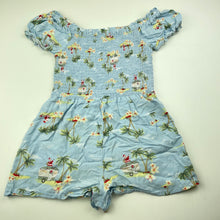 Load image into Gallery viewer, Girls Big W, lightweight Christmas playsuit, GUC, size 5,  