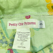 Load image into Gallery viewer, Girls Pretty Chic Princess, colourful cotton summer dress, GUC, size 3, L: 50cm