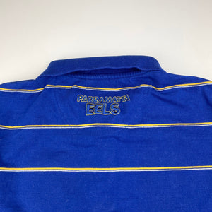 Boys NRL Supporter, Parramatta Eels cotton polo shirt top, GUC, size 14,  