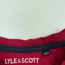 Load image into Gallery viewer, Boys LYLE &amp; SCOTT, red cotton t-shirt / top, FUC, size 3,  