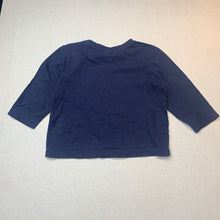 Load image into Gallery viewer, Boys Target, navy cotton long sleeve t-shirt / top, EUC, size 1,  