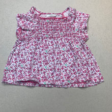 Load image into Gallery viewer, Girls Tiny Little Wonders, floral cotton top, GUC, size 00,  