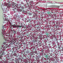 Load image into Gallery viewer, Girls Tiny Little Wonders, floral cotton top, GUC, size 00,  