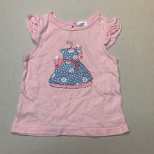 Load image into Gallery viewer, Girls Target, pink cotton t-shirt / top, EUC, size 0,  
